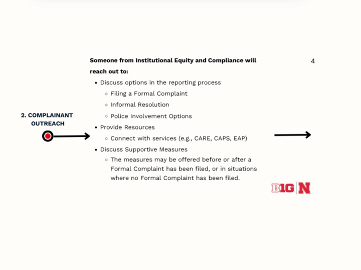 Step 2. Complainant Outreach